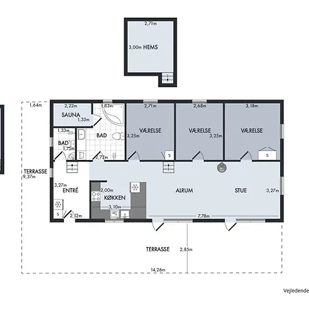 Awesome In With 3 Bedrooms, Internet And Sauna Prázdninový dům